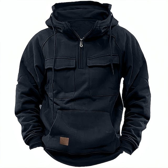 Heikki – Modischer Winterpullover mit Kapuze