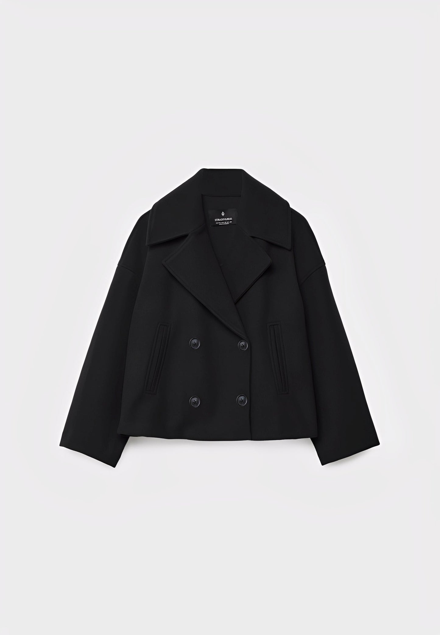 Claire – Kurze Elegante Zweireihige Jacke