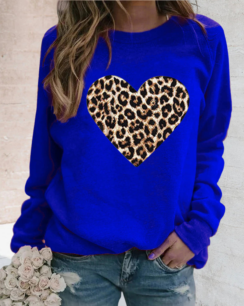 Tatjana – Leo-Pullover mit Herzmuster