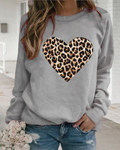 Tatjana – Leo-Pullover mit Herzmuster