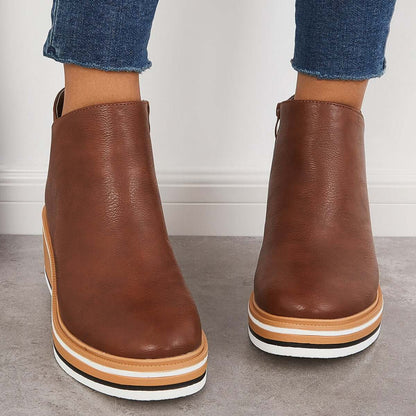 Danielle – Modische Plateaustiefel