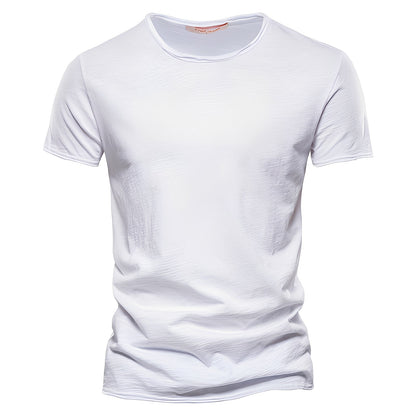 Roderick - Bequemes Herren-T-Shirt aus Baumwolle mit kurzen Ärmeln
