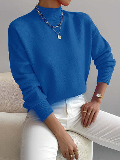 Roxana - Eleganter Damenpullover mit Stehkragen