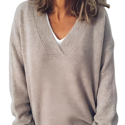 Camryn - Damenpullover aus lockerer Strickmode