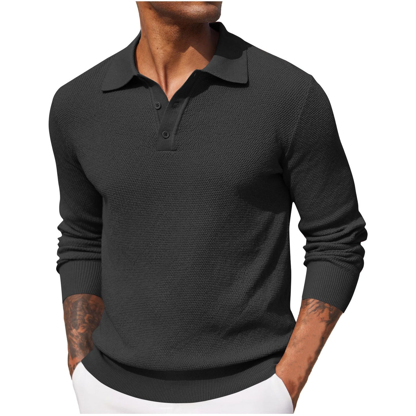 Harrison - Gemütliches Langarmshirt für Männer
