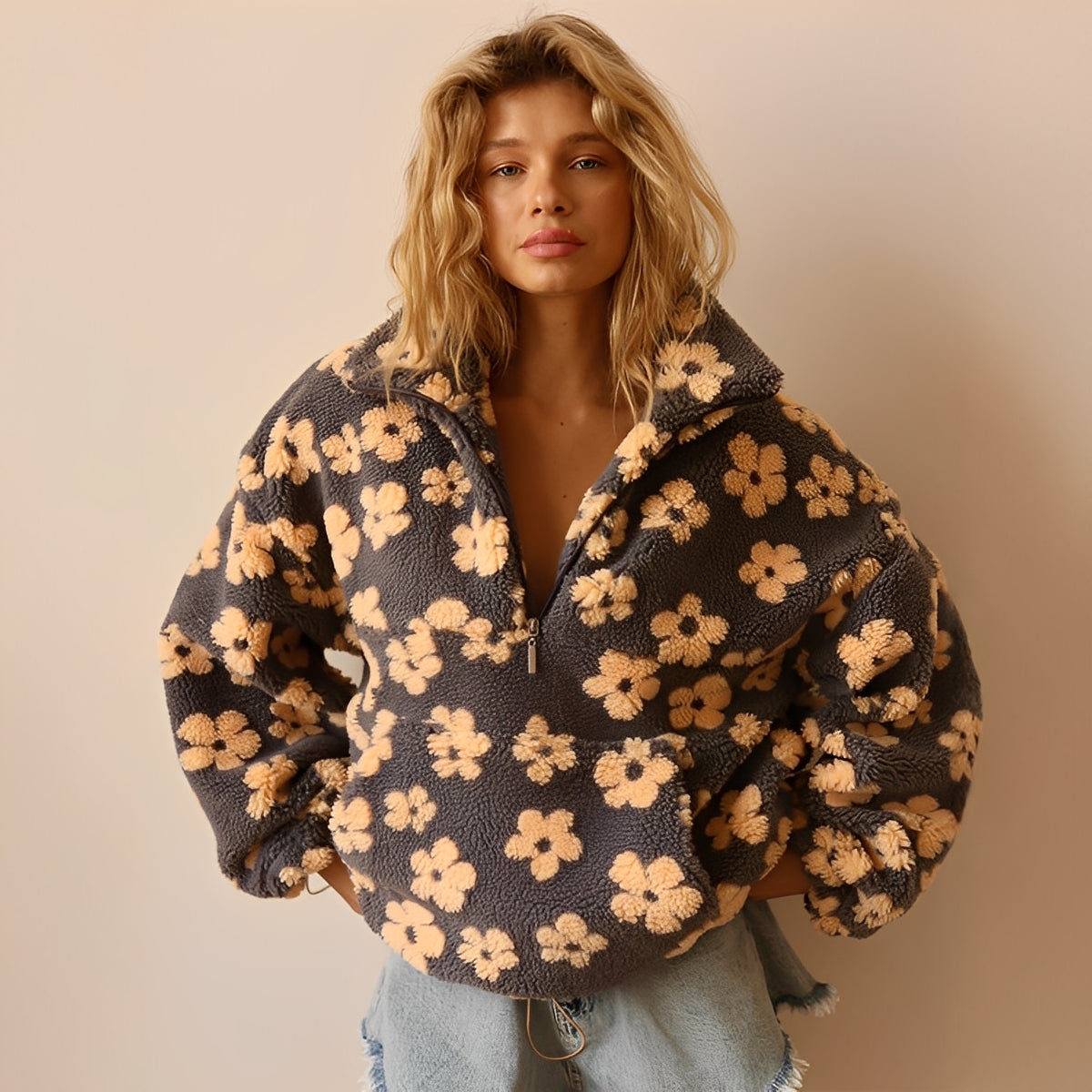 Sophie - Bequeme und kuschelige Damenjacke