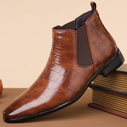 Gladwin - Elegante, glänzende Lederschuhe für Herren