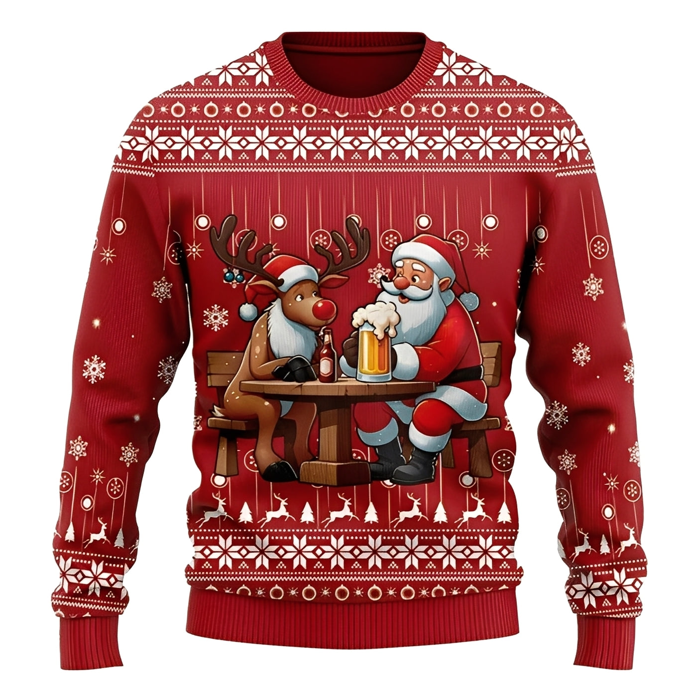 Foster - Unisex-Weihnachtspullover