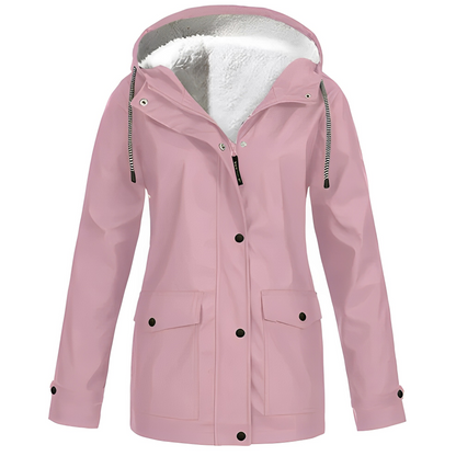 Sherlyn - Frauen Outdoor-Jacke mit Kapuze und weichem Innenfutter