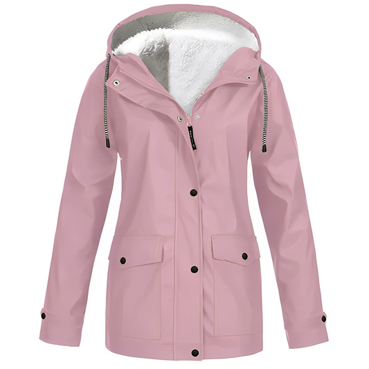 Sherlyn - Frauen Outdoor-Jacke mit Kapuze und weichem Innenfutter