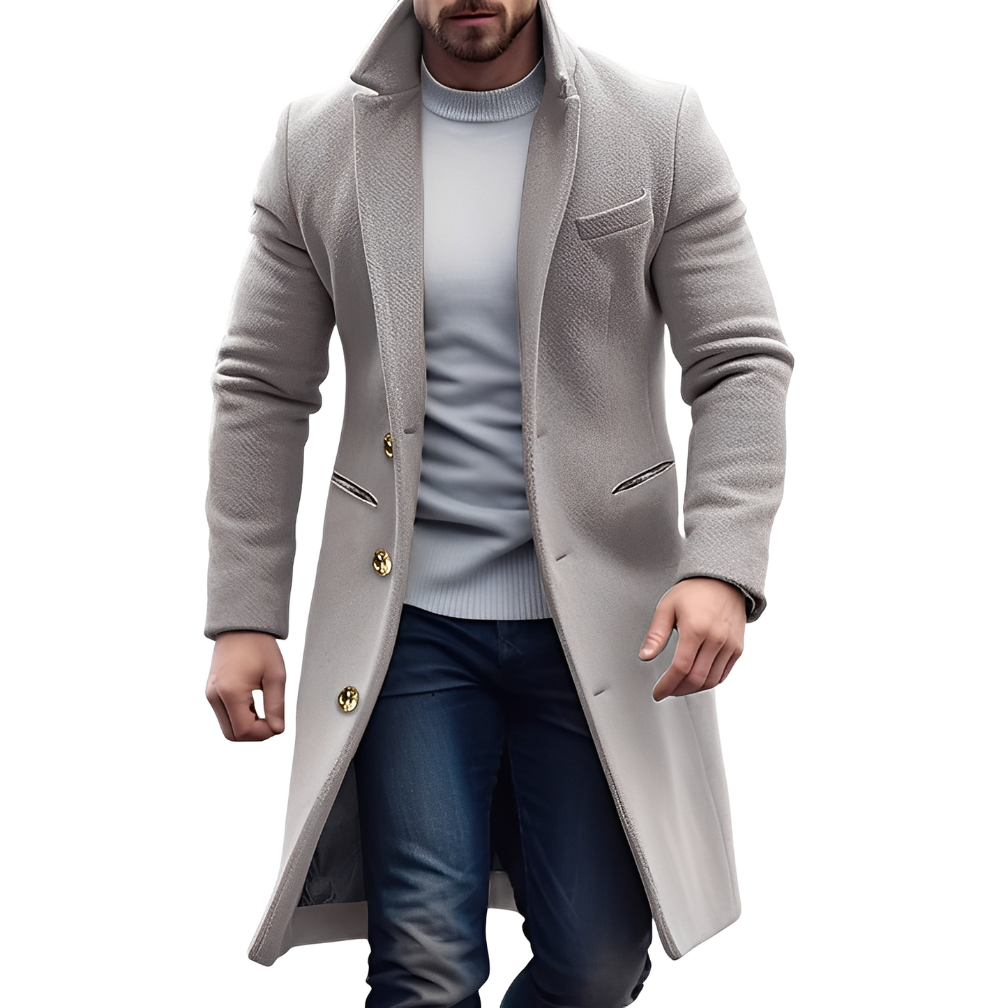 Reilly - Eleganter Herren-Wollmantel