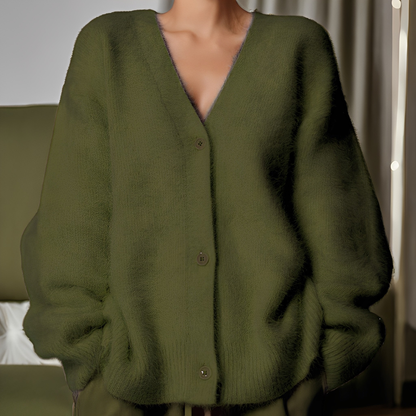 Emberly - Bequemer, locker geschnittener Damen-Kaschmirpullover