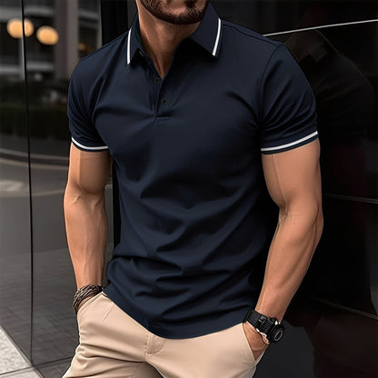Mervyn - Bequeme Herren-Sportshirts mit kurzen Ärmeln