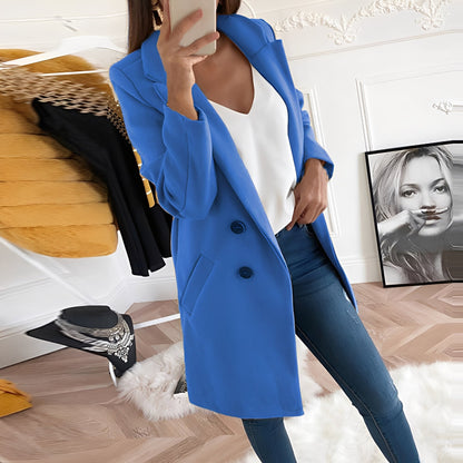 Nichole - Eleganter und warmer langer Damenmantel