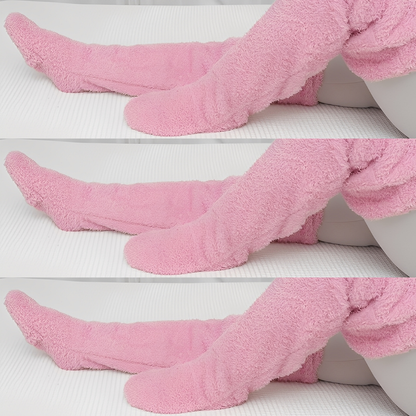 Camellia - Kuschelige, kniehohe Wintersocken für Damen