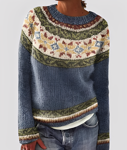 Christal - Damen-Wollpullover, elegant und locker geschnitten