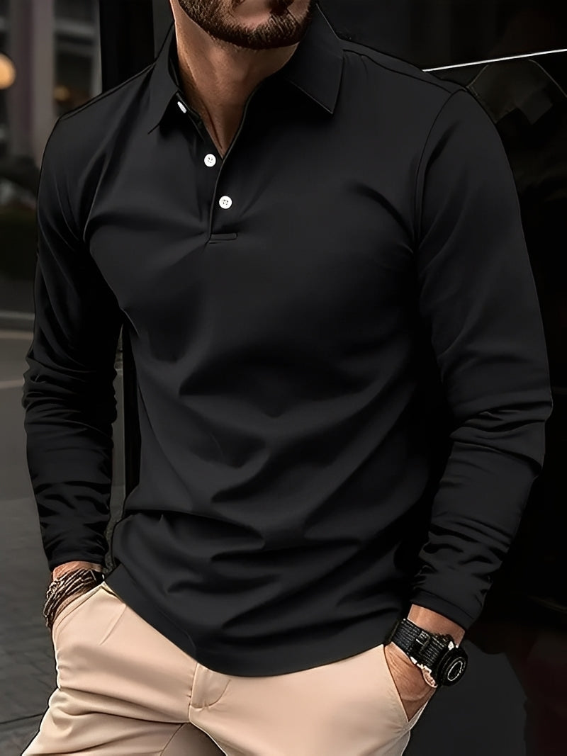 Burton - Klassisches Herren-Langarm-Poloshirt