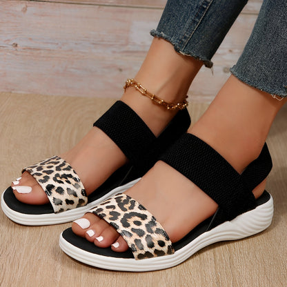 Jessika - Bequeme flache Damensandalen aus Flyknit