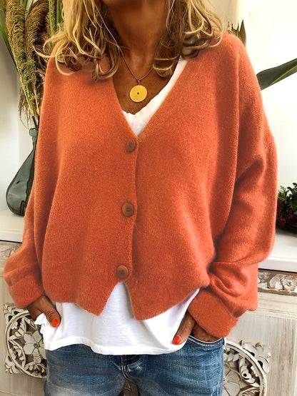 Evette - Bequeme Damenjacke mit Knöpfen