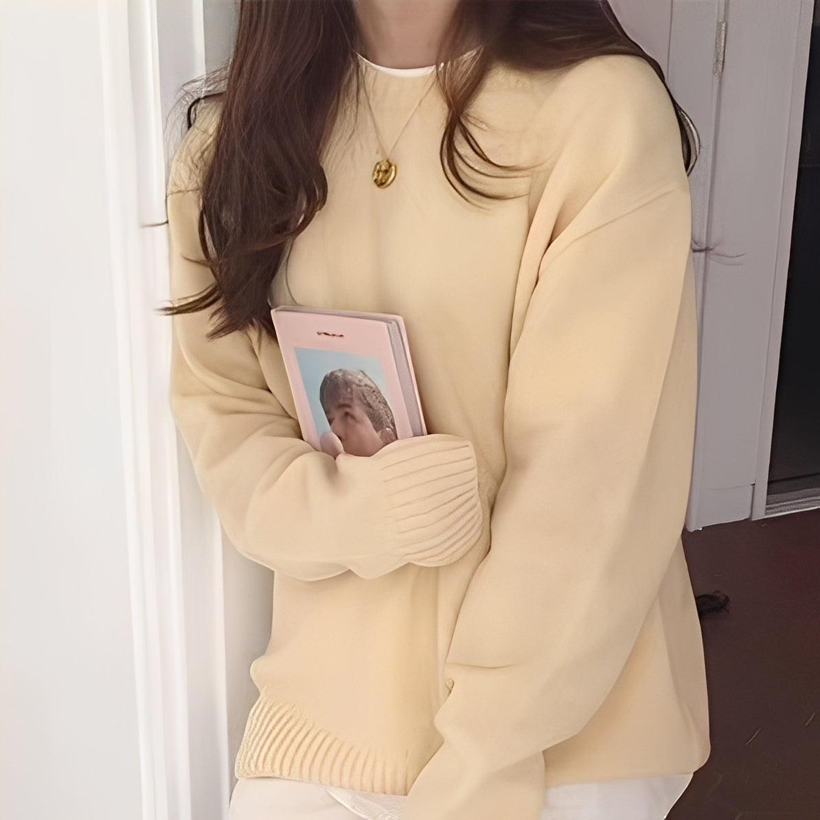 Roxanna - Damen Oversize-Pullover mit schlichtem Look