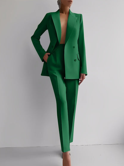 Nydia - Schickes Set für Damen mit schlankem Blazer und Hose