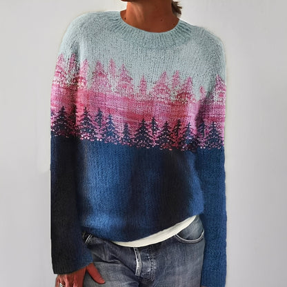 Heather - Klassischer Damenpullover mit Muster