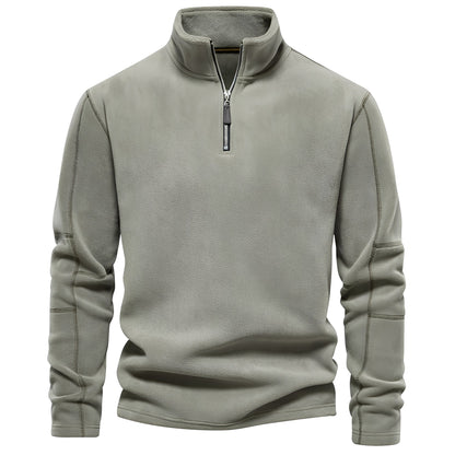 Nicholas - Stilvoller Herren-Fleecepullover mit Reißverschluss