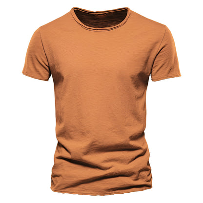Roderick - Bequemes Herren-T-Shirt aus Baumwolle mit kurzen Ärmeln