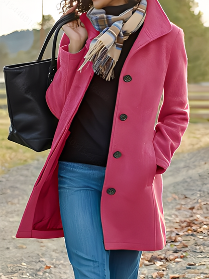 Jaclyn - Stylischer und flexibler Tweedmantel für Damen