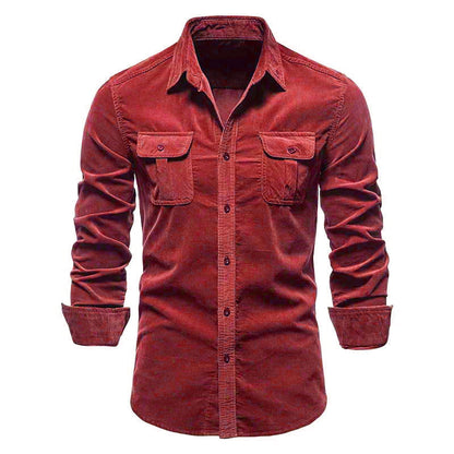Rowen - Einfaches Shirt für Herren mit Taschen