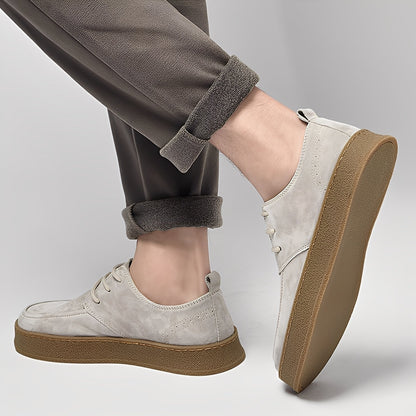 Sylvan - Elegante, flache Herrensneaker aus Wildleder