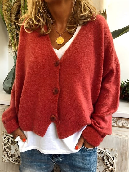 Evette - Bequeme Damenjacke mit Knöpfen