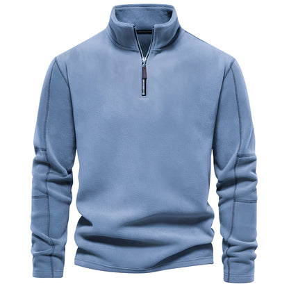 Nicholas - Stilvoller Herren-Fleecepullover mit Reißverschluss
