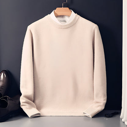 Esmund - Bequemer, leger geschnittener Herren-Kaschmirpullover
