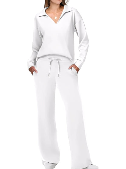 Justina - Komfortables Damen-Set mit Pullover und Hose