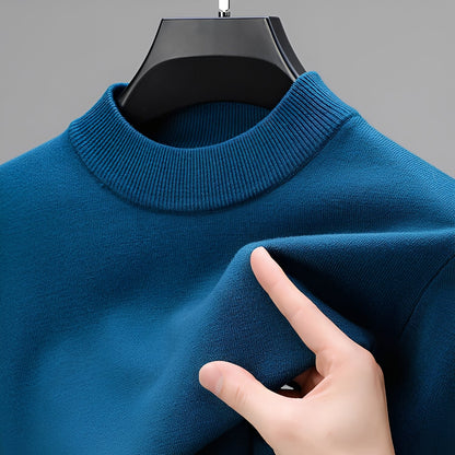 Davis - Bequemer Kaschmirpullover mit Saum für Herren