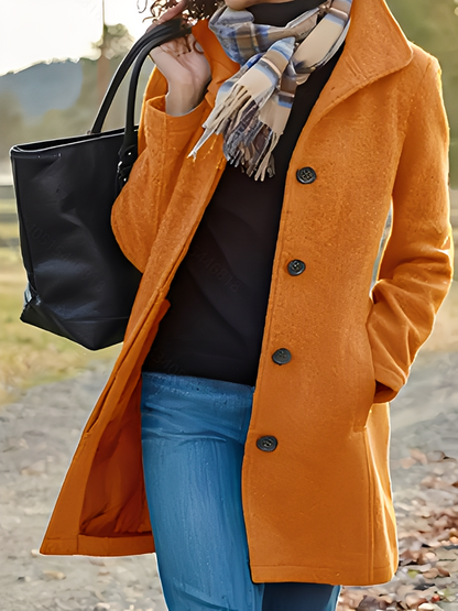 Jaclyn - Stylischer und flexibler Tweedmantel für Damen