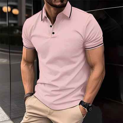 Mervyn - Bequeme Herren-Sportshirts mit kurzen Ärmeln