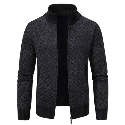 Gerald - Trendige Herren-Karojacke mit Reißverschluss