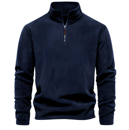 Nicholas - Stilvoller Herren-Fleecepullover mit Reißverschluss