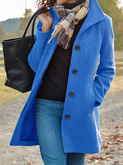 Jaclyn - Stylischer und flexibler Tweedmantel für Damen
