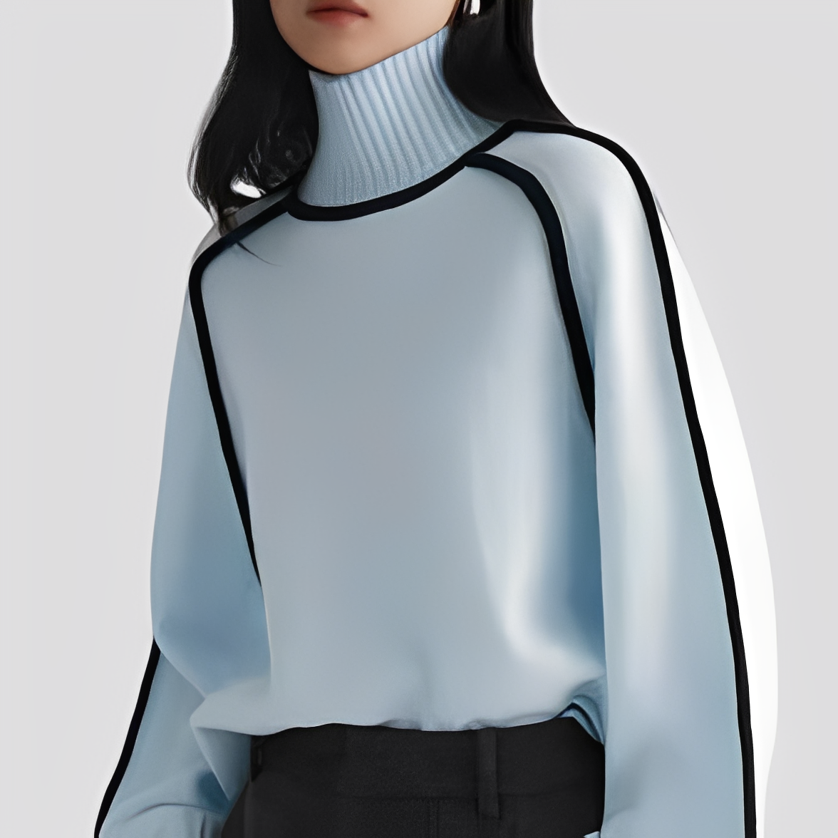 Azalea - Eleganter, entspannter Damen-Rollkragenpullover