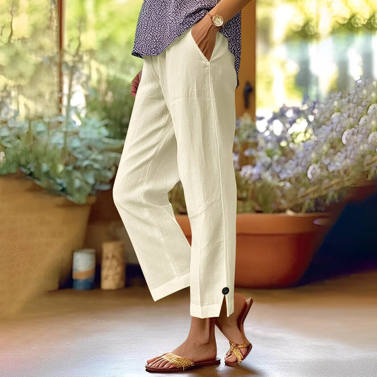 Kassia - Leichte Leinen-Sommerhose für Damen