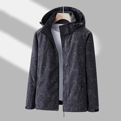 Emmaline - Stilvolle Damen-Outdoor-Jacke mit Muster und Kapuze
