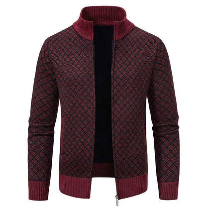 Gerald - Trendige Herren-Karojacke mit Reißverschluss