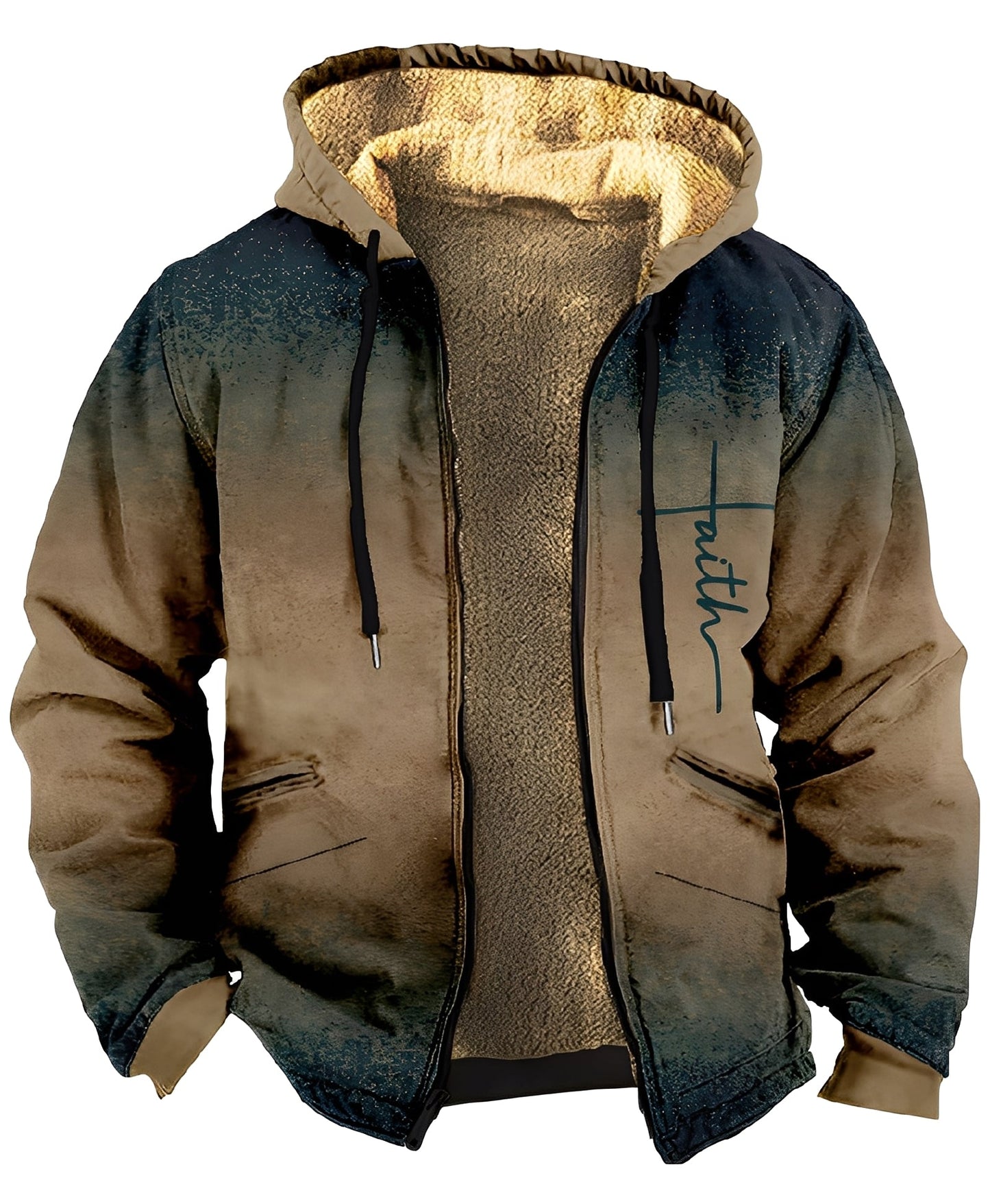 Mervin - Herren-Hoodie aus auffälligem Samt