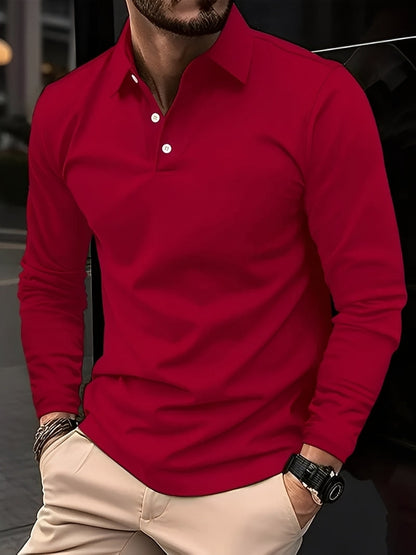Burton - Klassisches Herren-Langarm-Poloshirt