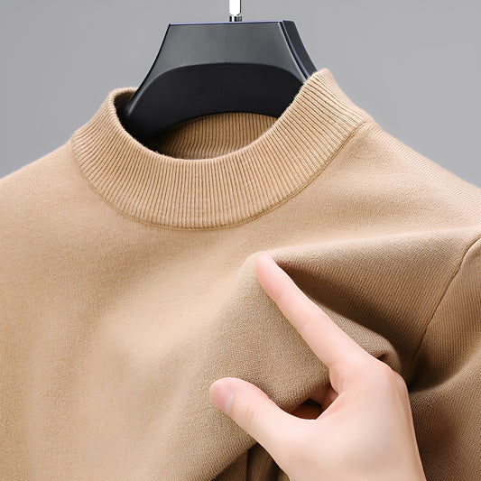 Davis - Bequemer Kaschmirpullover mit Saum für Herren
