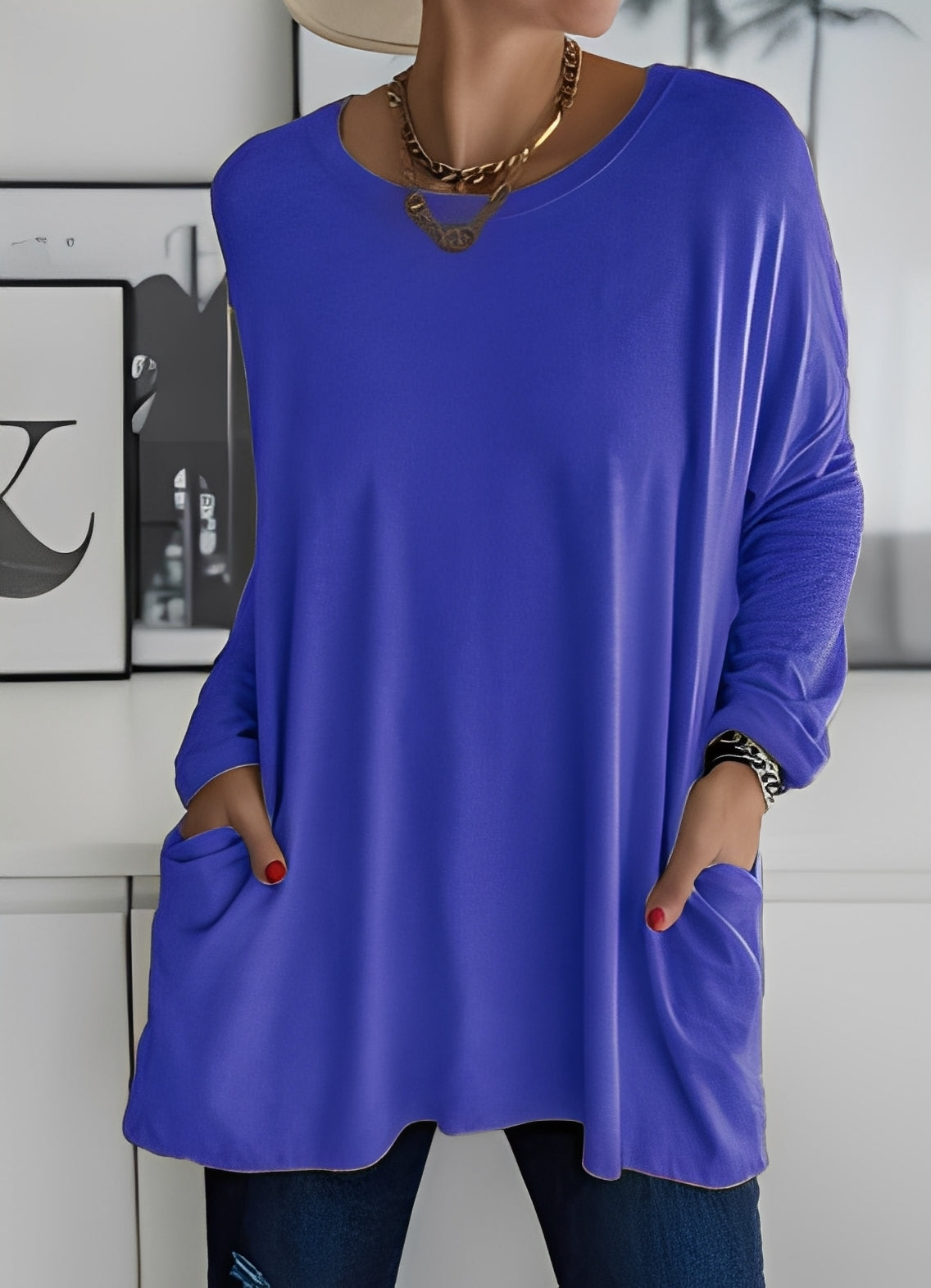 Shanene - Damenpullover mit lässiger, entspannter Ausstrahlung