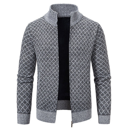 Gerald - Trendige Herren-Karojacke mit Reißverschluss